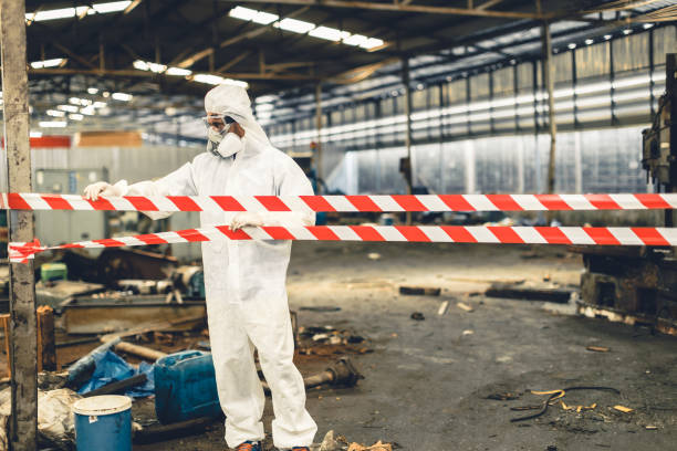Professional Trauma Scene Cleanup technician working in Fairfield, NJ